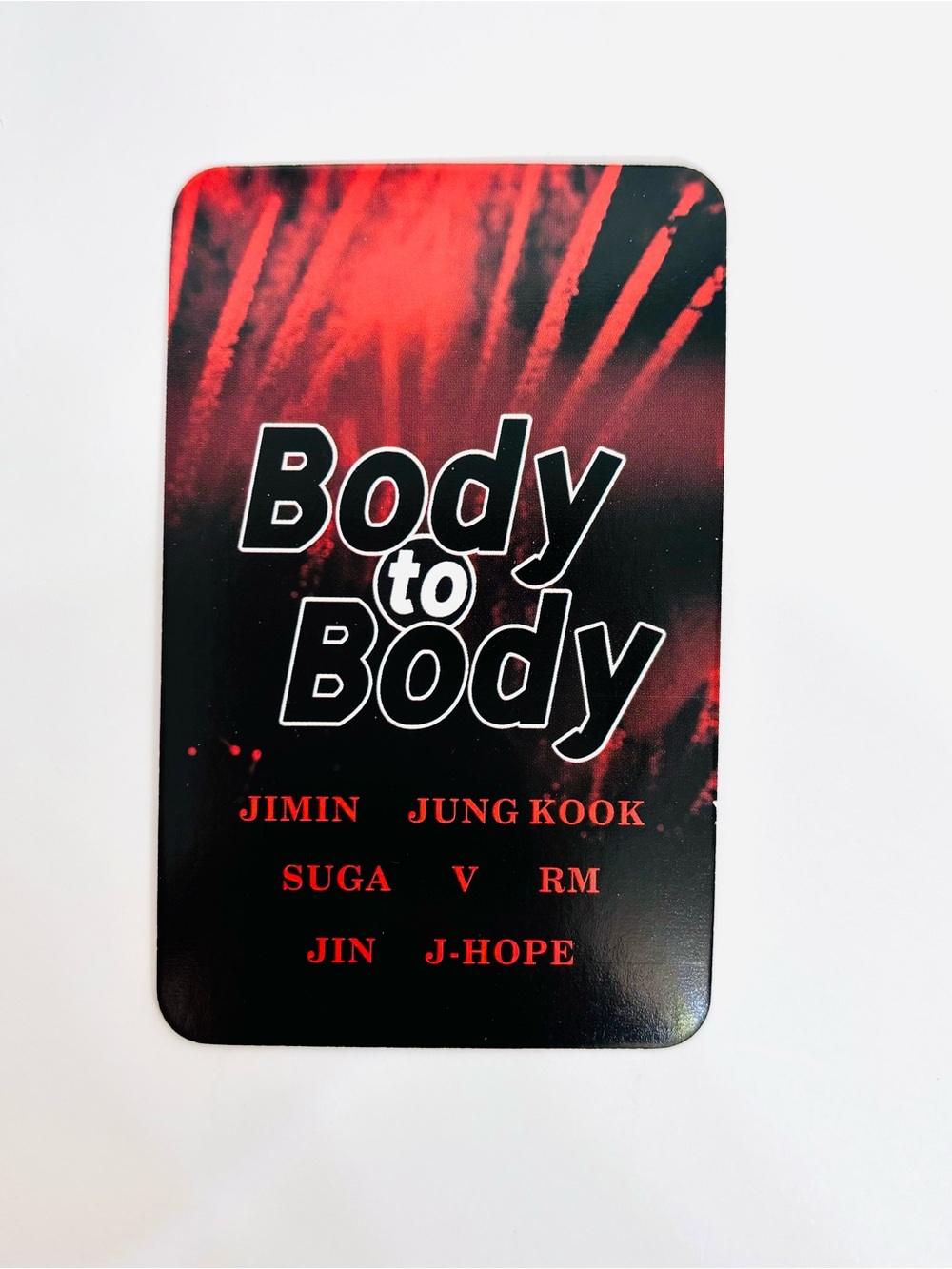 (4pcs) BTS JIN KEYCHAIN BRACELET PHOTOCARD BUNDLE - Picture 8 of 8